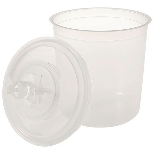 POCHES GODETS JETABLES PPS 650ml AVEC FILTRE 190µ 50 pièces