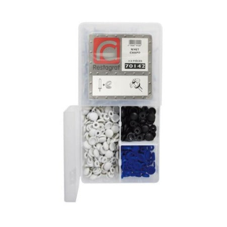 ASSORTIMENT DE RIVETS ÉPANOUIS ET CHAPO® Ø 4 X 16 mm