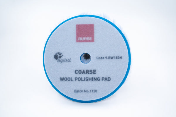 BLUE WOOL COARSE DIAM FOAM. 150 / 170mm